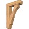 Ekena Millwork Balboa Craftsman Smooth Bracket w/ Offset Brace, Western Red Cedar, 7 1/2"W x 30"D x 42"H BKT0806X30X42BOA04SWR - alternate 1